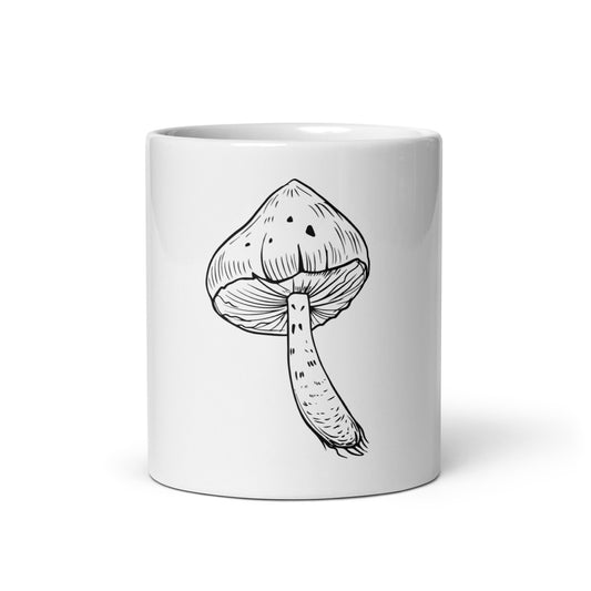 White Shroom Mug