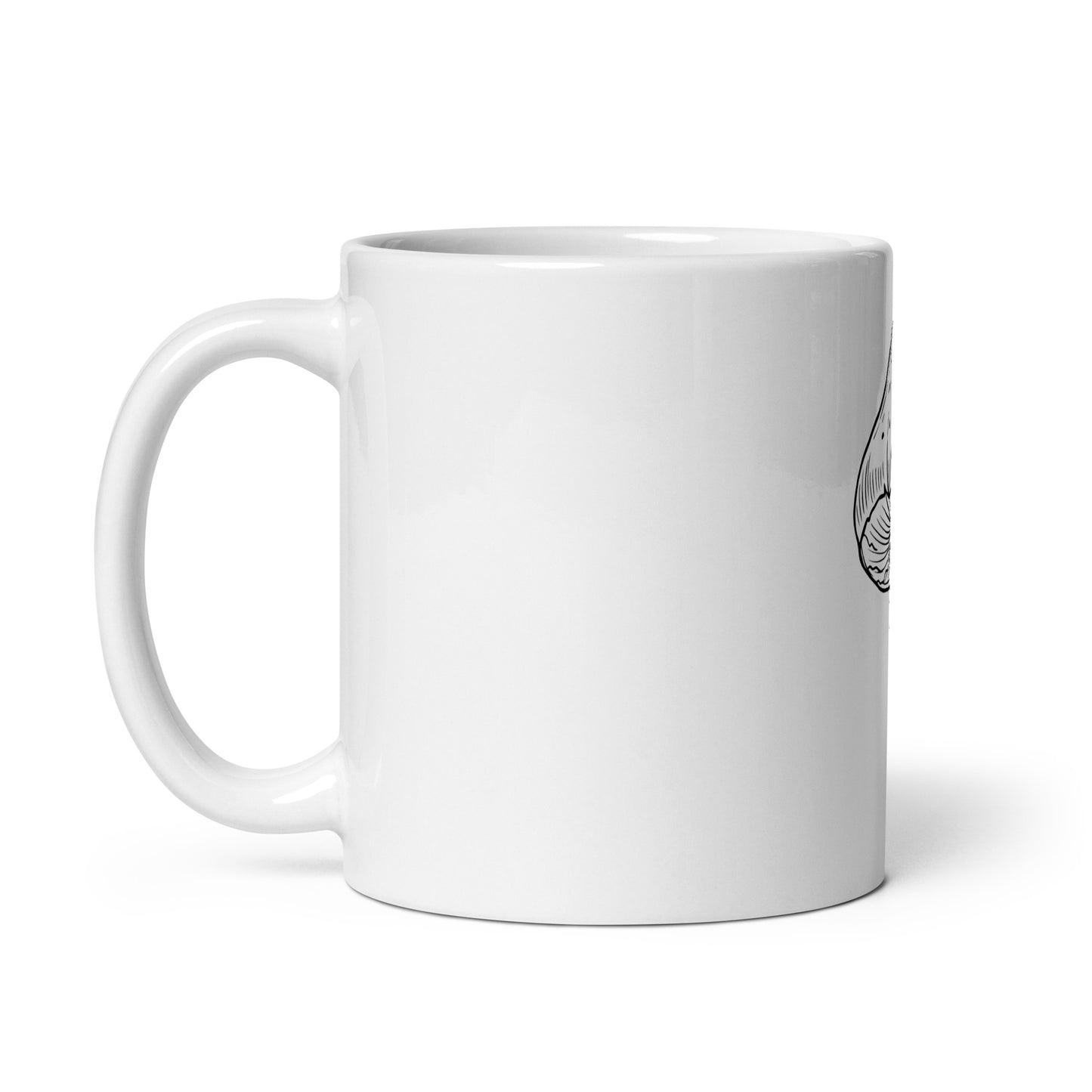 White Shroom Mug