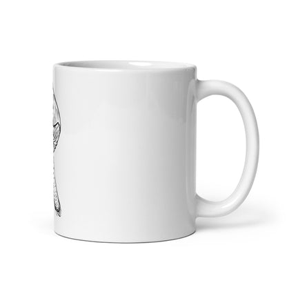 White Shroom Mug