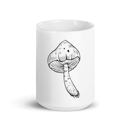 White Shroom Mug