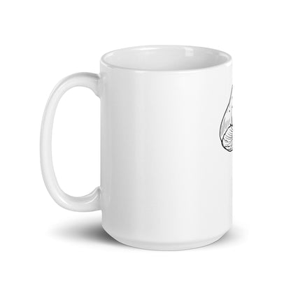 White Shroom Mug