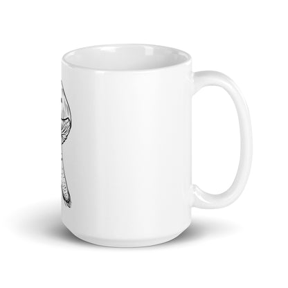 White Shroom Mug